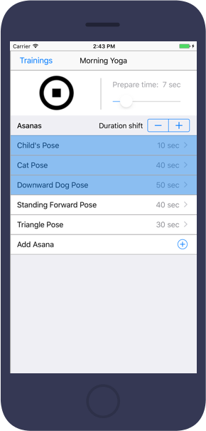 Yoga Timer Asanas